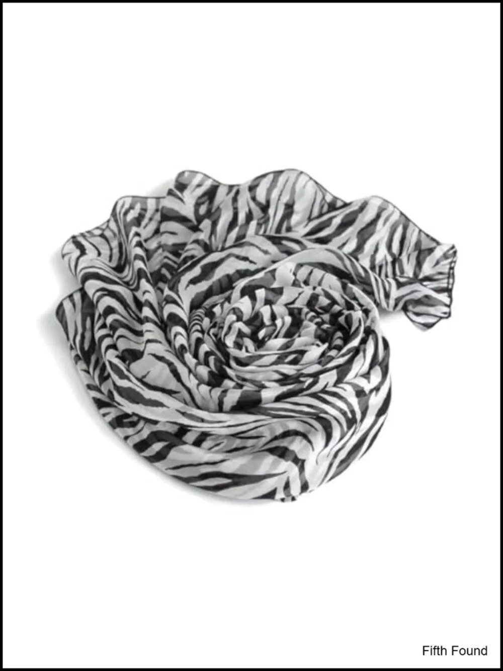 Silk Feel Zebra Print Fashion Scarf Wrap Bandana Extra Large